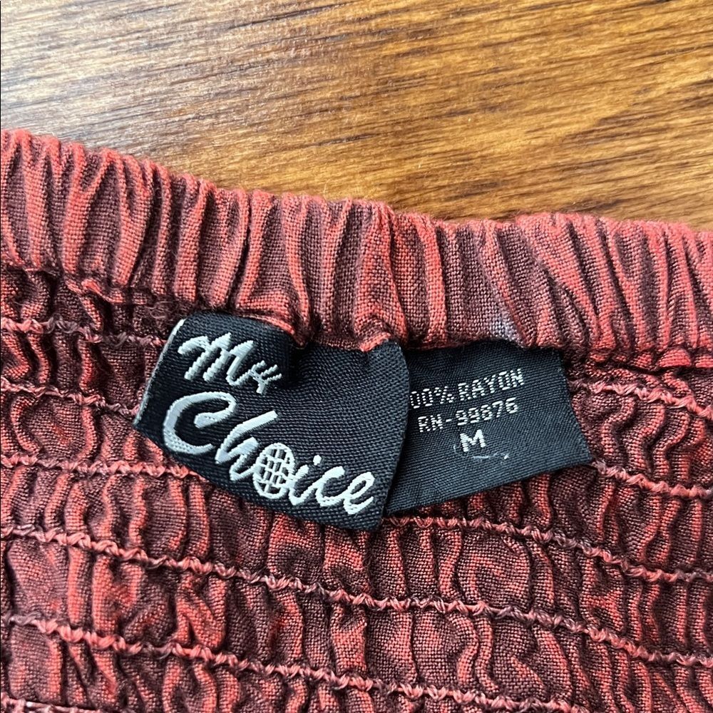 Chic Backless Halter Dress in Rust - Picture 13 of 13